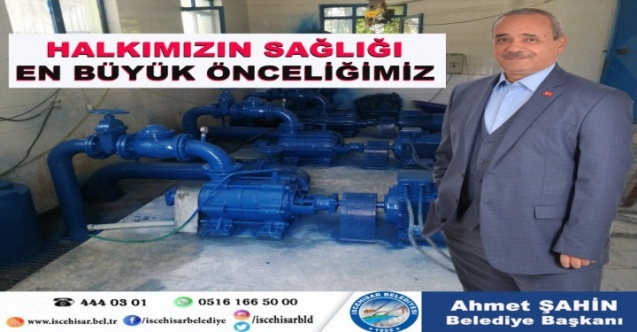 Başkan Şahin “Halkımızın Sağlığı En büyük Önceliğimiz”