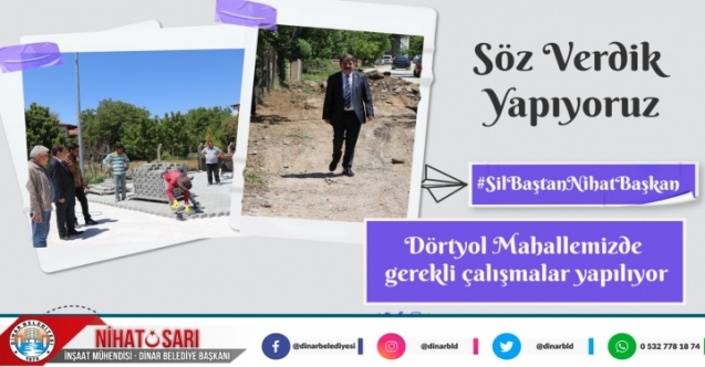 Başkan Sarı, “Söz verdik yapıyoruz”