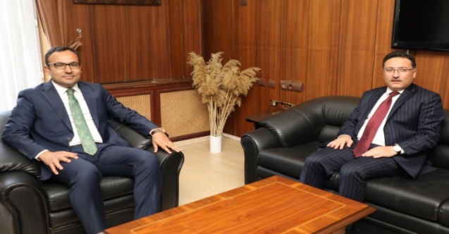 İdare Mahkemesi Başkanı Ayna’ya Veda Ziyareti