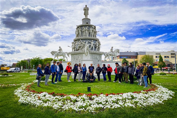 Maratonda Atatürk fotoğrafları