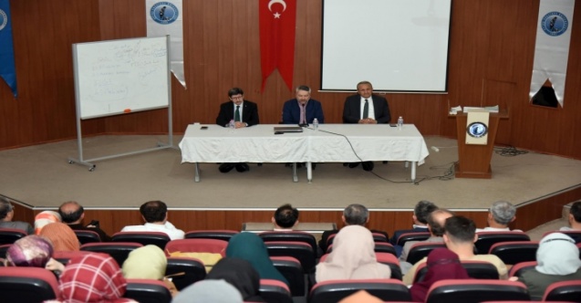 Milli Eğitim Müdürü Yalçın ve İl Müftüsü Kazancı Öğrencilerle Söyleşti