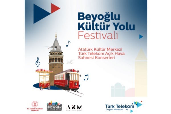 ‘Beyoğlu Kültür Yolu Festivali’ Türk Telekom açık hava konserlerine geri sayım başladı
