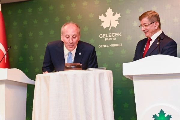 Muharrem İnce, Ahmet Davutoğlu ile görüştü