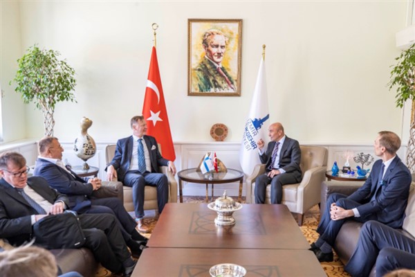 Soyer, Finlandiya heyetini ağırladı