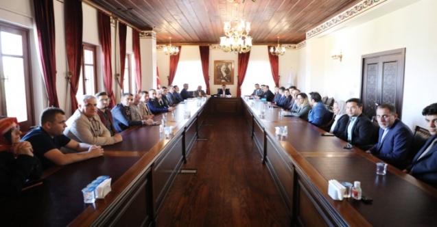 Vali Çiçek, Yabancı Uyruklu Misafirler ile Toplantı Yaptı