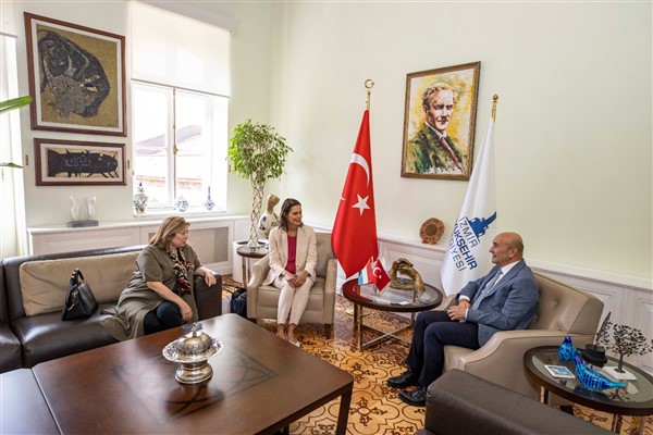 Lüksemburg Büyükelçisi'nden Başkan Soyer'e ziyaret