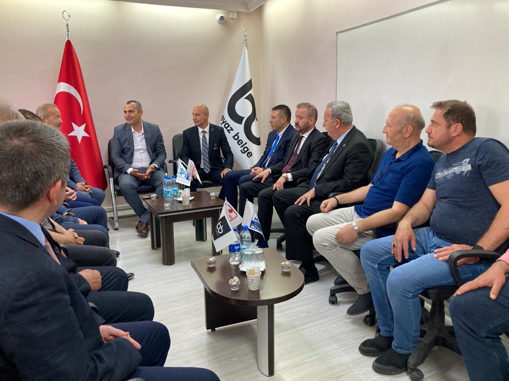 MHP Heyeti Afyon Basın Birliğini ziyaret etti