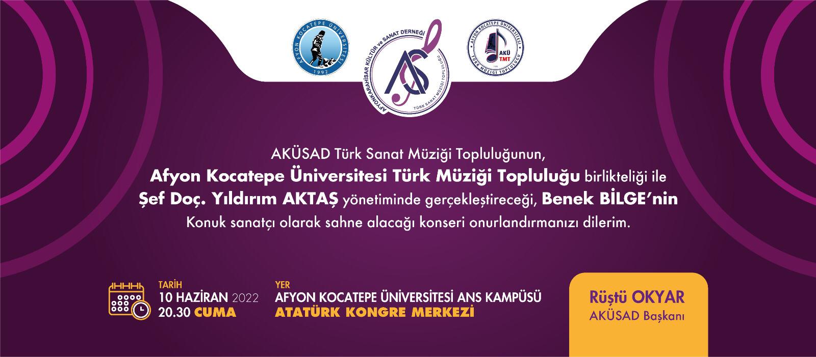 AKÜSAD Türk Sanat Müziği Katkılarıyla