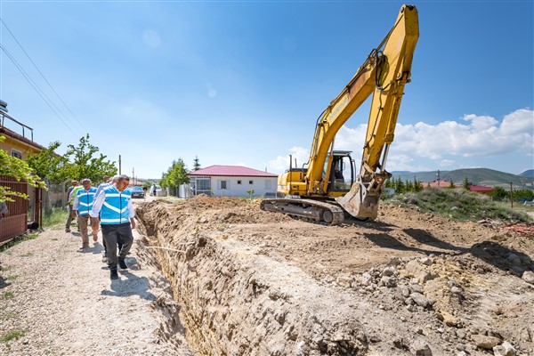 Akçadağ Kepez’e ilk kez kanalizasyon hattı yapılıyor