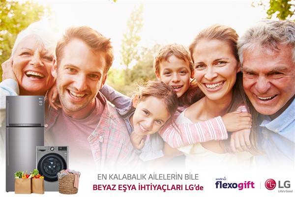 LG beyaz eşya alanlara Sodexo Flexogift hediye kodu