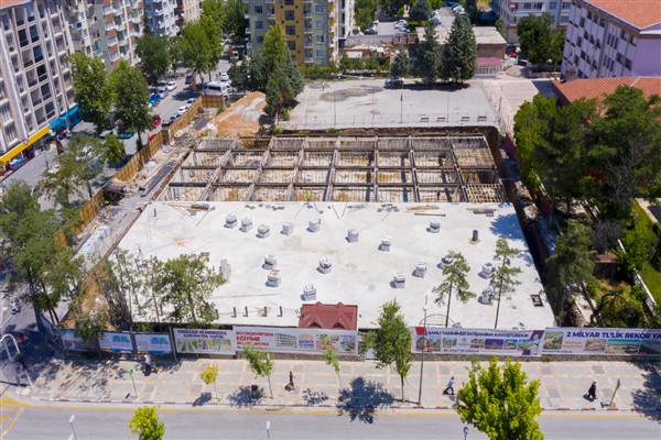 Malatya'da kent meydanı çalışmaları