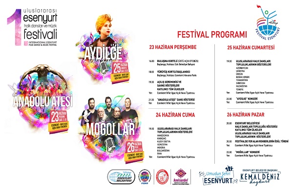 Esenyurt'ta halk dansları ve müzik festivali başlıyor