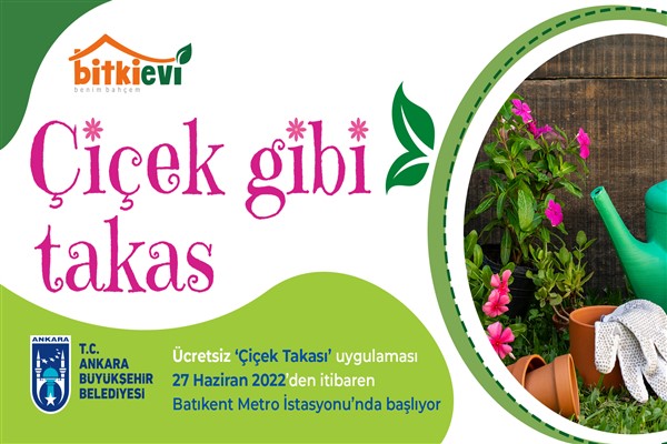 Başkent’te ‘Çiçek Takası’ uygulaması başlıyor