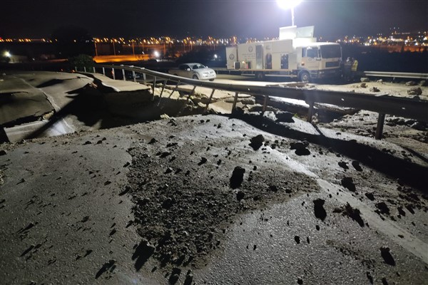 Yoğun yağışla Çamlıdere Barajı 1 No.lu isale hattı zarar gördü
