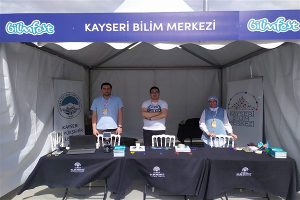 Kayseri Bilim Merkezi, Bilimfest'te ilgi odağı oldu