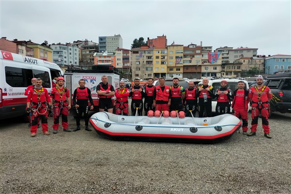 AKUT 'Sel, Taşkın Tehlikesi Erken Uyarı Tatbikatı'na katıldı