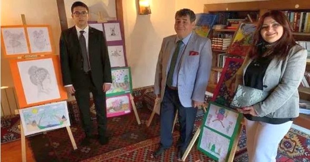 Sandıklı’da Öğrencilerden Resim Sergisi