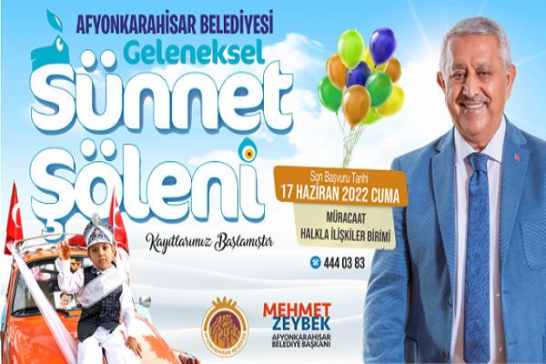 Afyonkarahisar'da sünnet şöleni için başvurular başladı