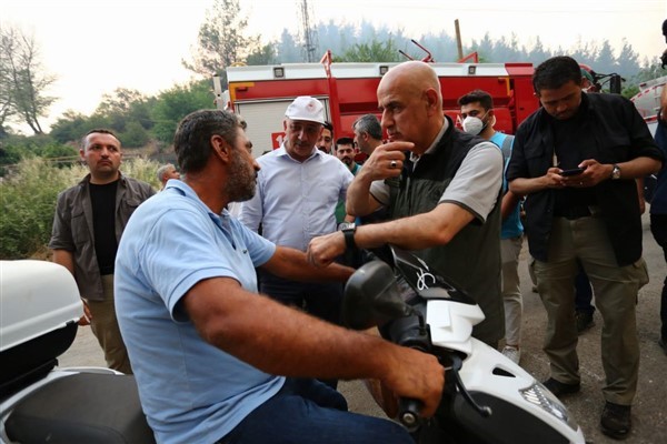 Marmaris'teki orman yangını