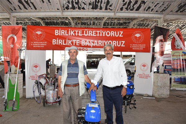 Muğla’da bin 56 üreticiye ekipman desteği