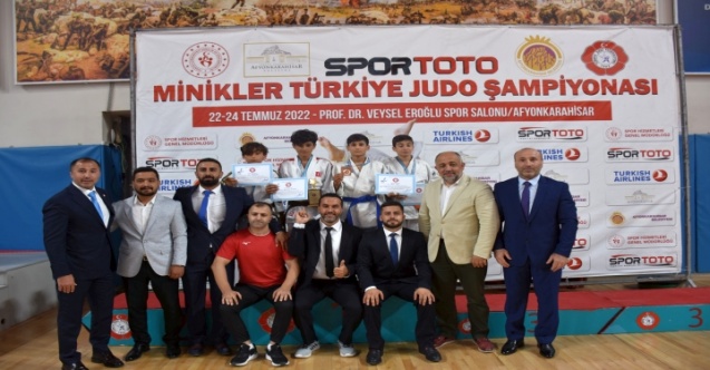 Afyonkarahisar’da Minikler Judo Şampiyonası sona erdi