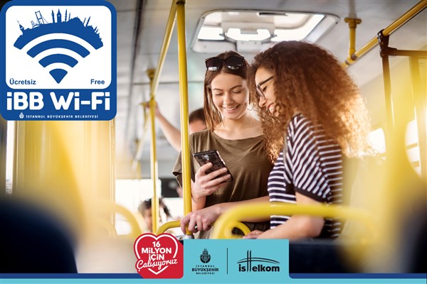 İBB otobüslerde ücretsiz Wi-Fi ağını genişletiyor