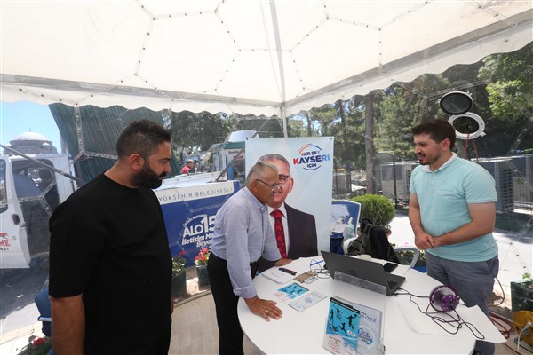 Başkan Büyükkılıç, İletişim Küresi'ni ziyaret etti