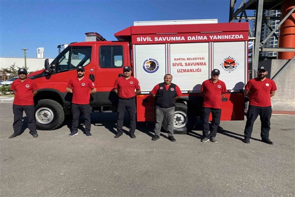 Kartal Belediyesi'nden yeni arama kurtarma aracı