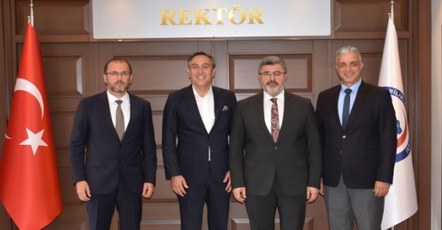 Zafer Havalimanı Yetkililerinden Rektör Okumuş’a Ziyaret