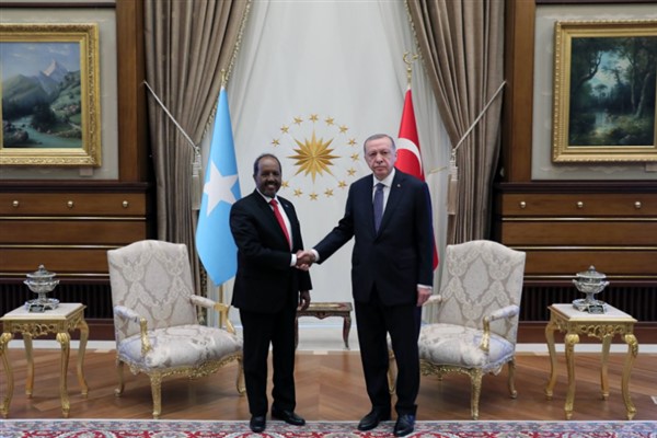 Cumhurbaşkanı Erdoğan, Somali Cumhurbaşkanı Mahmud ile ortak basın toplantısı düzenliyor