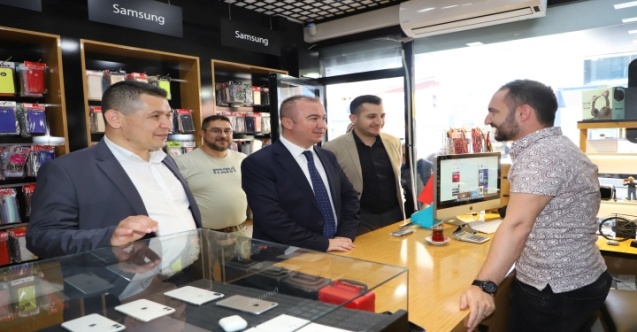 Afyonkarahisar'da Ak parti esnafları ziyaret etti