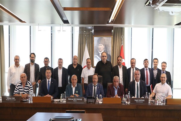 TFF Başkanı Büyükekşi'ye ziyaret