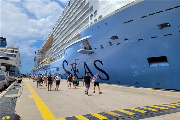 Odyssey of the Seas, 3 bin 693 yolcu ile Bodrum Cruise Port’ta