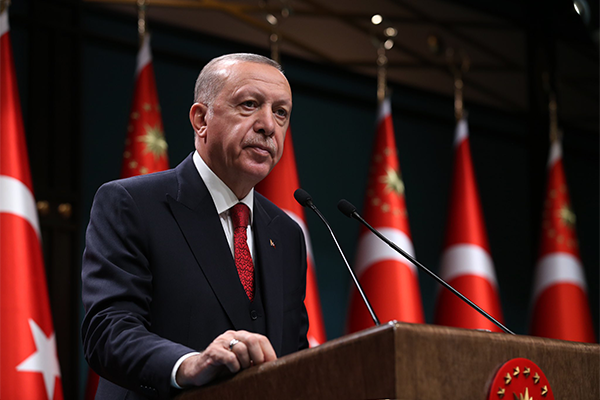Cumhurbaşkanı Erdoğan, İstanbul Medeniyet Üniversitesi Ziraat Bankası Kütüphanesi ve Merkezi Derslik Binası açılış töreninde konuşuyor