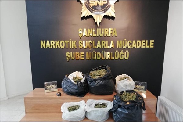Şanlıurfa'da uyuşturucu operasyonu