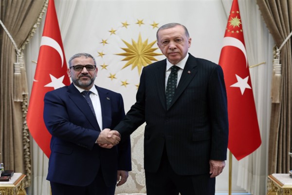 Cumhurbaşkanı Erdoğan, Libya Yüksek Devlet Konseyi Başkanı Mişri'yi kabul etti