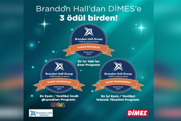DİMES insan kaynaklarına 3 global ödül birden
