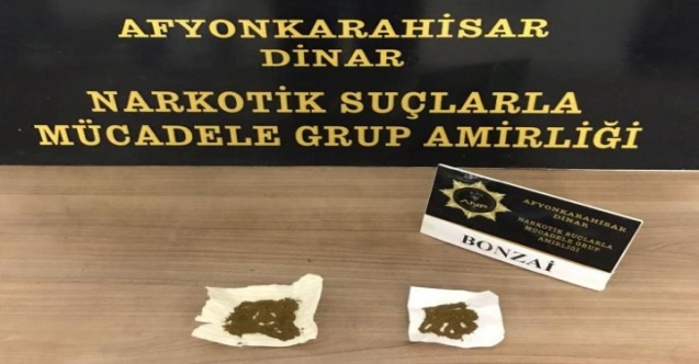 bonzaiyle yakalanan şahıs gözaltına alındı