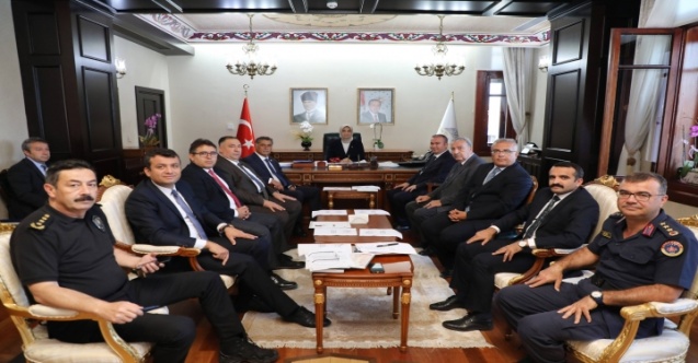 Vali Yiğitbaşı, İl Başkanlarıyla bir araya geldi