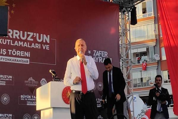 Cumhurbaşkanı Erdoğan Afyonkarahisar'da