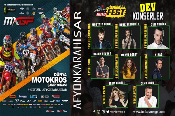 MXGP of Turkey ve MOTOFEST Afyonkarahisar'da yapılacak