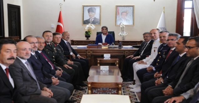 Protokol Üyeleri Vali Yiğitbaşı’nı Ziyaret Etti