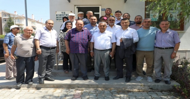 Zeybek Başkan’dan Esentepe Mahallesi’ne Ziyaret