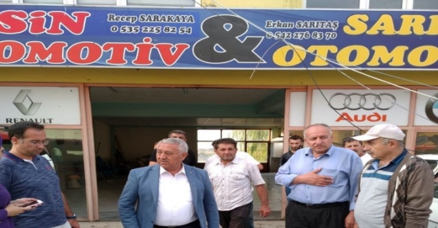 Zeybek “Esnafımızın her zaman yanındayız”