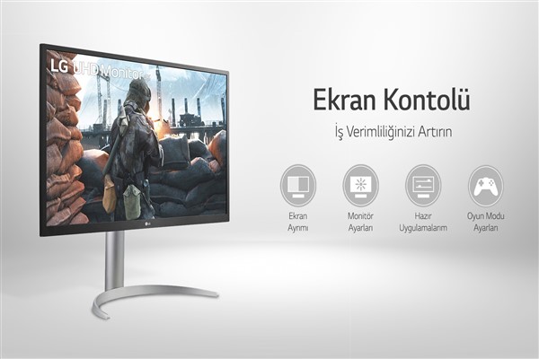 LG 4K UHD monitörle mükemmel detaylar