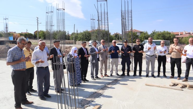 Ali Altıntaş Anaokulunun temeli dualarla atıldı