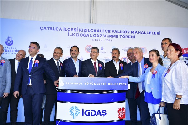 Çatalca'da doğalgaz töreni