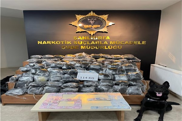 Şanlıurfa'da uyuşturucu operasyonu