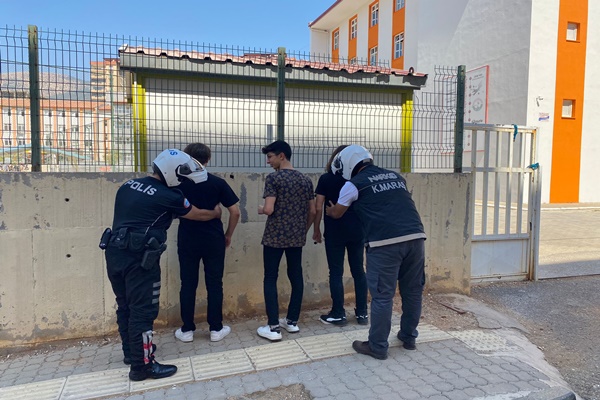 Kahramanmaraş’ta okul bölgelerinde güven ve huzur denetimi