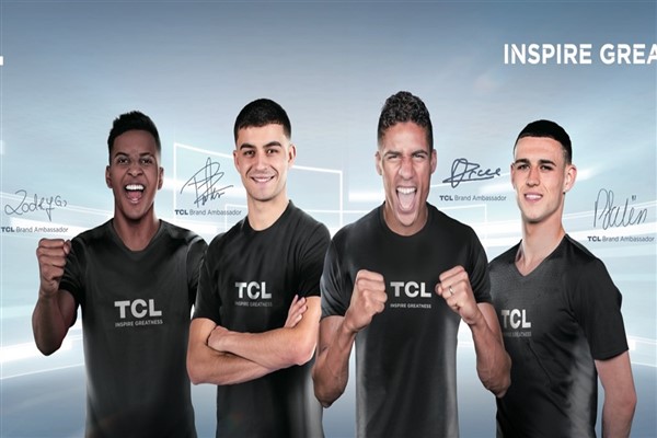 Dünyanın önde gelen dört yıldız futbolcusu TCL’in marka elçisi oldu